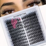 Gene false  smocuri Russian Eyelash Volume 40D de D /0,15 /7-13mm - 180 smocuri BLUE-180